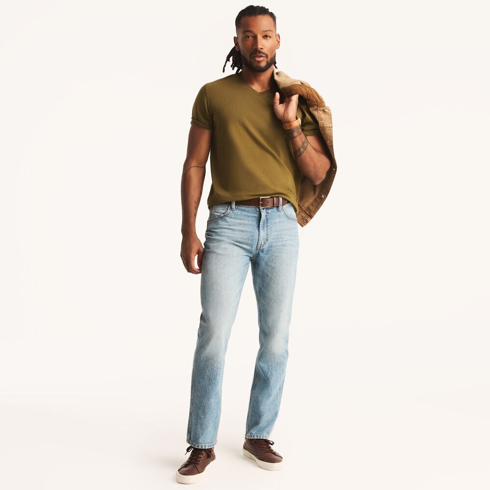 Nautica Jeans Co. Relaxed Denim,Oxford Tan,large