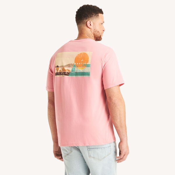 Big & Tall Land & Sea Graphic T-Shirt