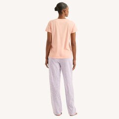 Printed Pajama Pant Set,Grapevine Heather,large