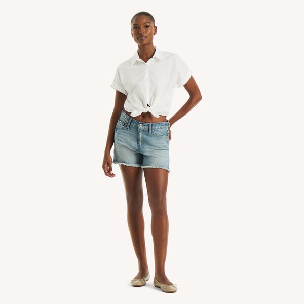 Embroidered Camp Shirt