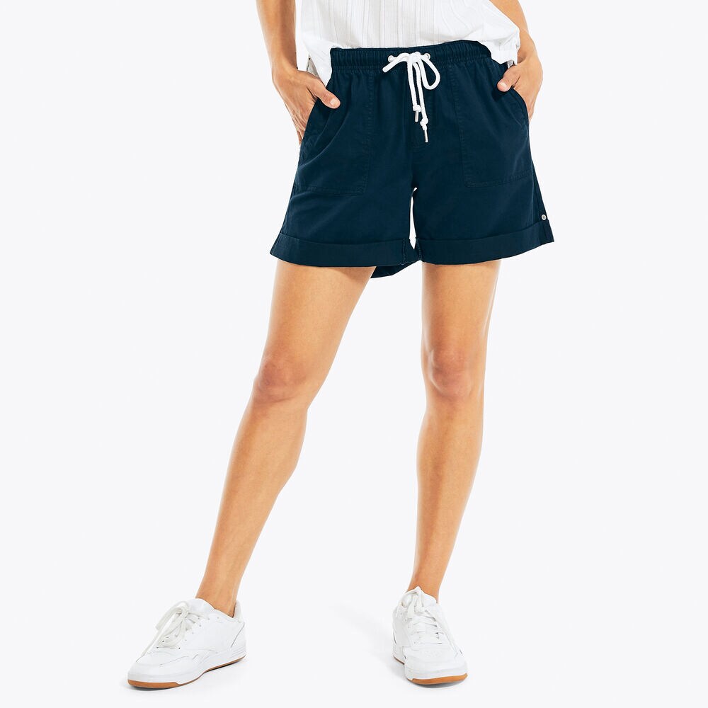 5" SUSTAINABLY CRAFTED PULL-ON BERMUDA SHORT,Stellar Blue Heather,large