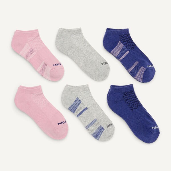 Athletic Low Cut Socks, 6-Pack