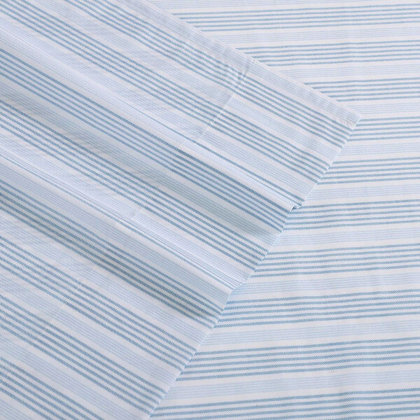 Tayleur Stripe Blue Twin XL Sheet Set