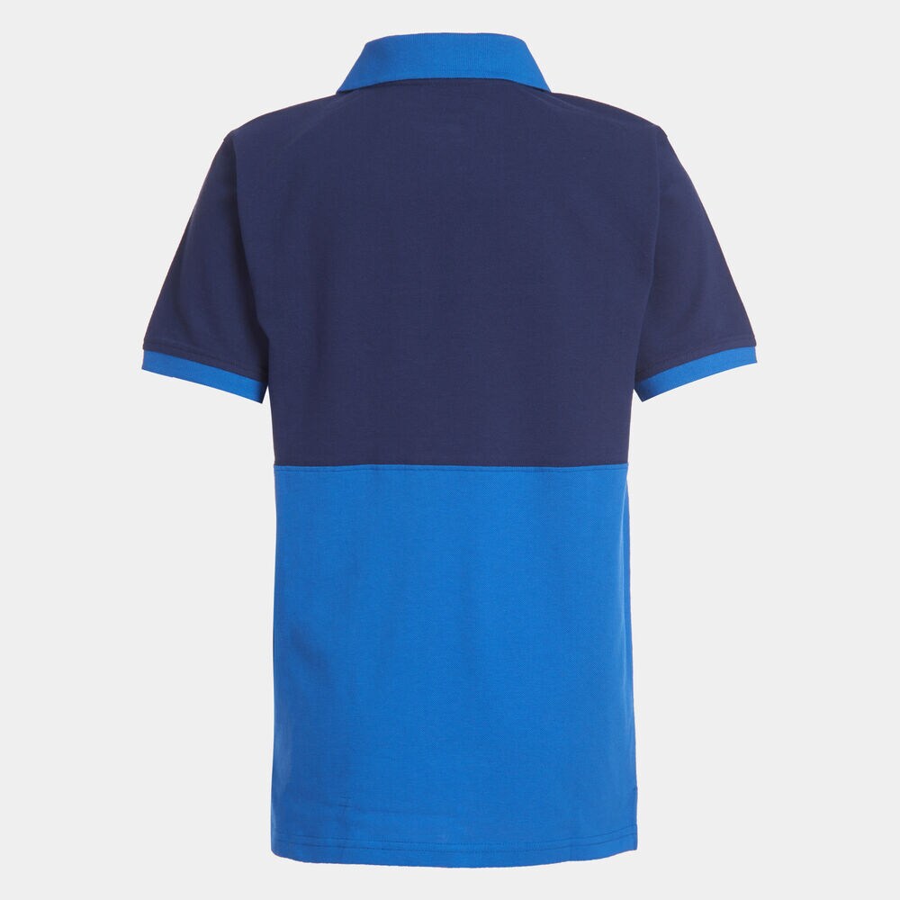 BOYS' MAVERICK COLORBLOCK LOGO HERITAGE POLO (8-20),J Navy,large