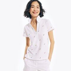 SPLIT-NECK PRIDE POLO,Bright White,large
