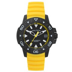 Edgewater Silicone Watch - Yellow,French Vanilla,large