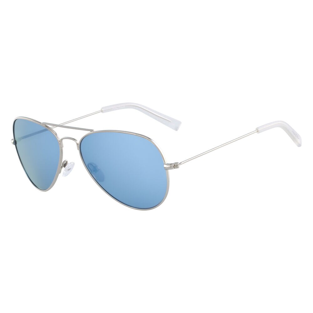 Aviator Sunglasses with Silver Frame,Castlerock Grey,large