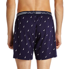 STRETCH KNIT BOXERS,Capri Blue,large