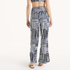Printed Pant,Bright White,large