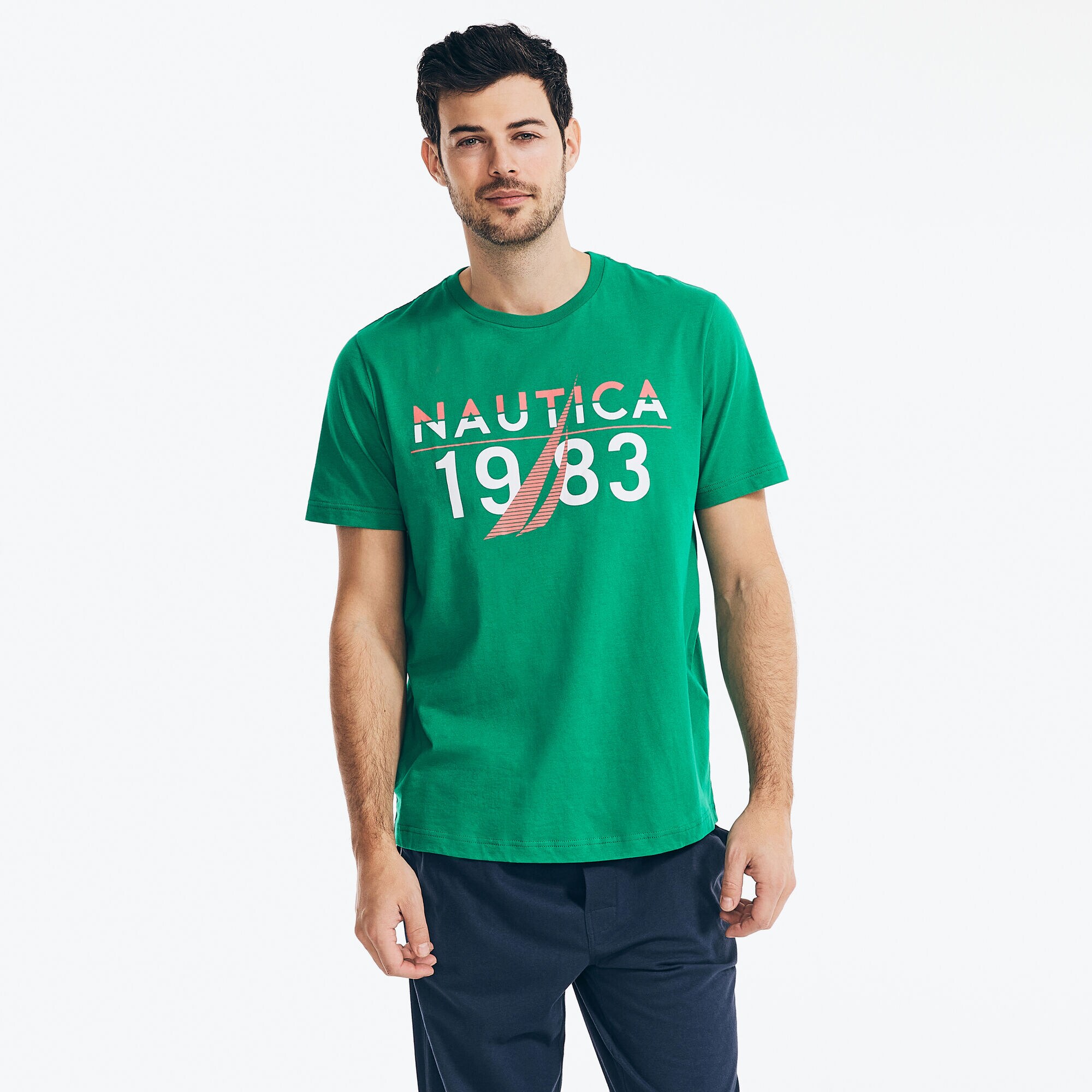 Since 1983 Sleep T-Shirt,Dark Dill,large