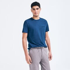 LOGO CREWNECK T-SHIRT,Estate Blue,large