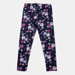 LITTLE GIRLS' FLORAL PRINT LEGGING (4-7),Navy,large