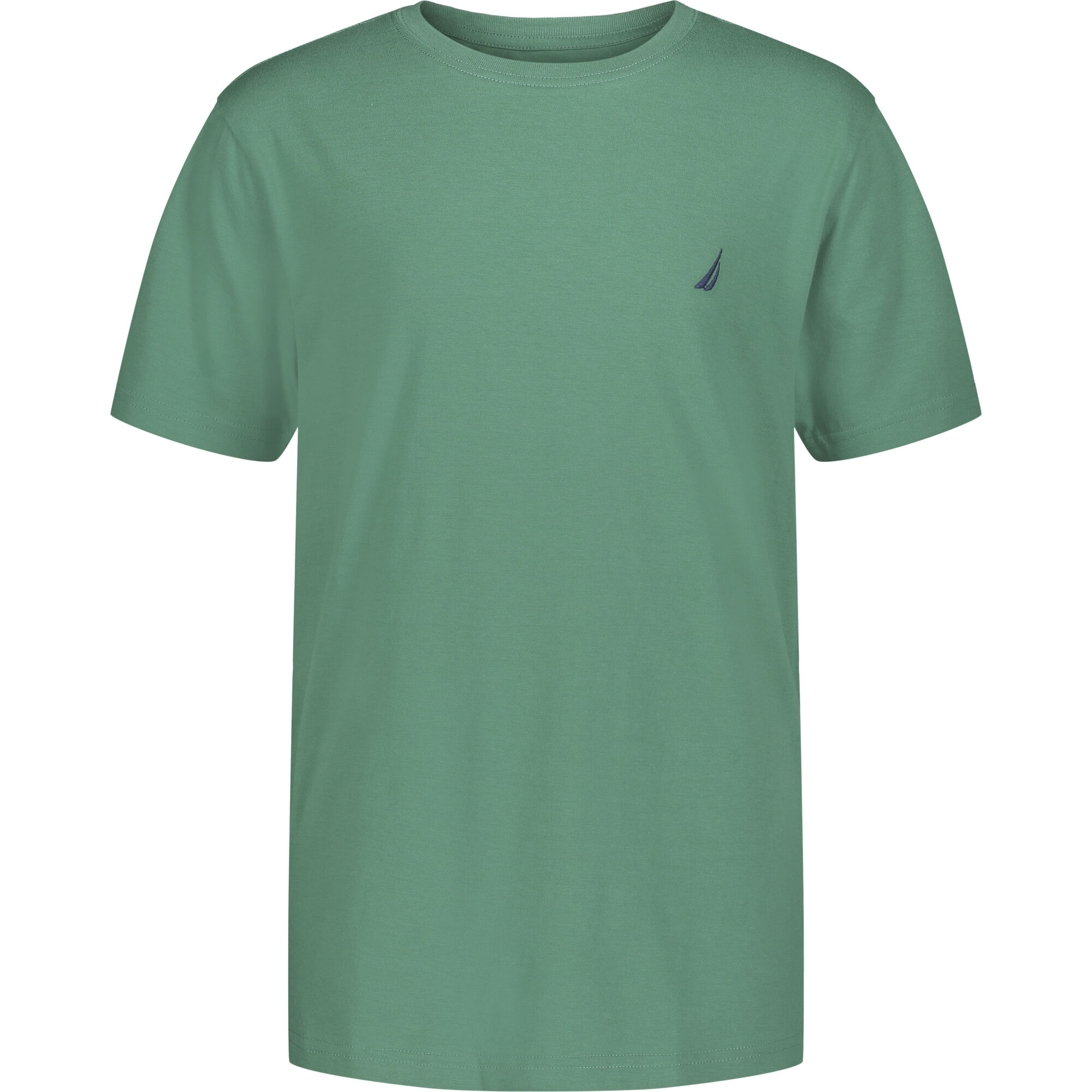 BOYS' CREWNECK T-SHIRT (8-20),Juniper Green,large