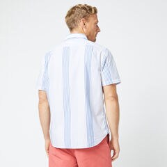 CLASSIC FIT VERTICAL STRIPE SHIRT,Bright White,large