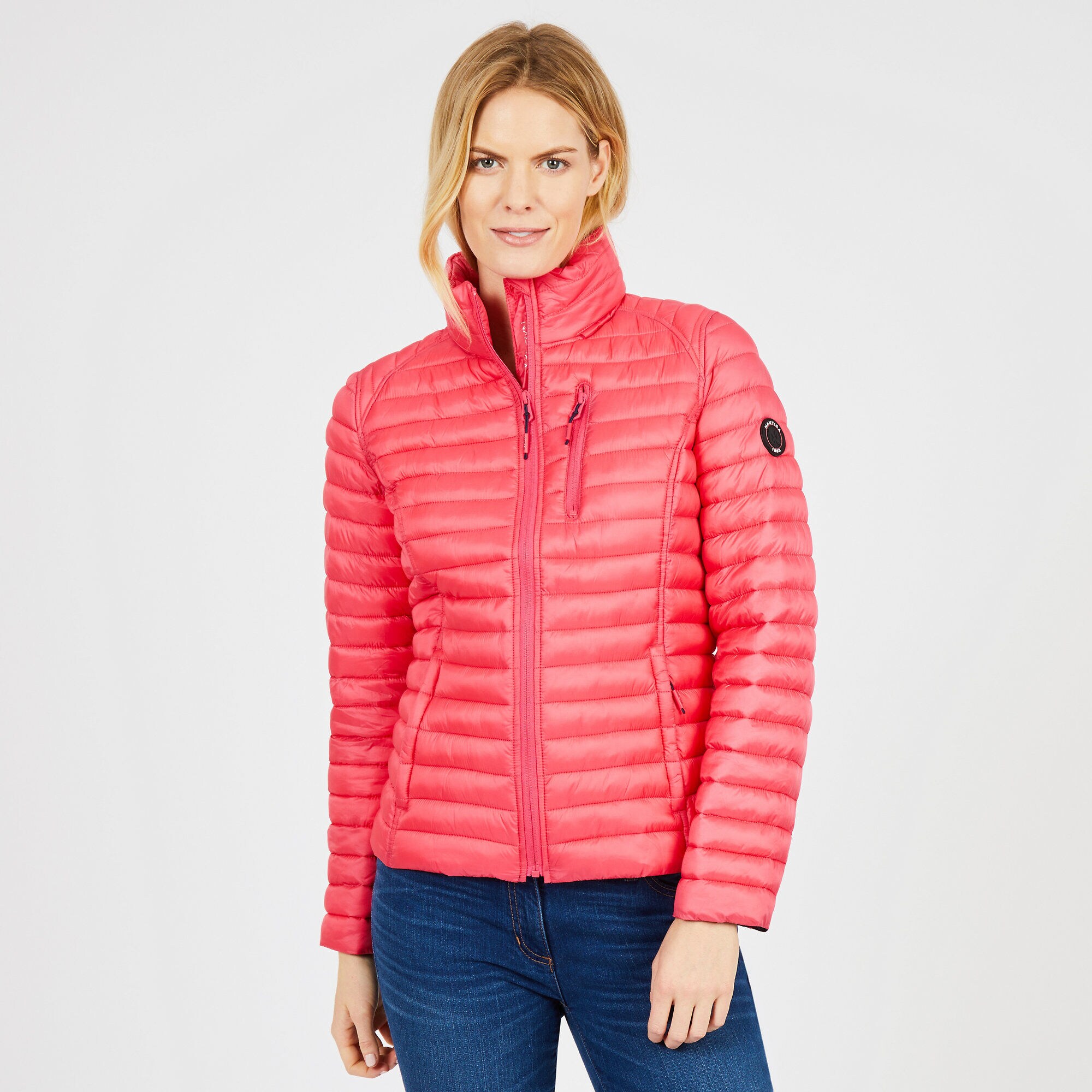Lightweight Packable Puffer Jacket,Prism Pink,large