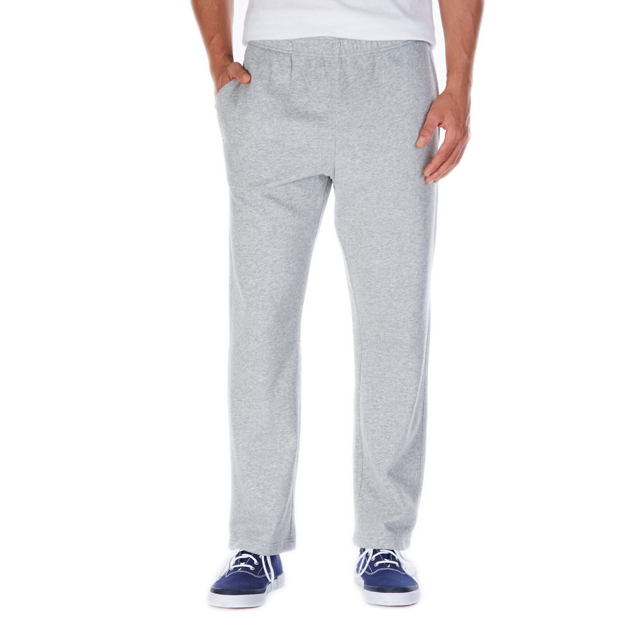 Sueded Fleece Active Pants,Grey Heather,large