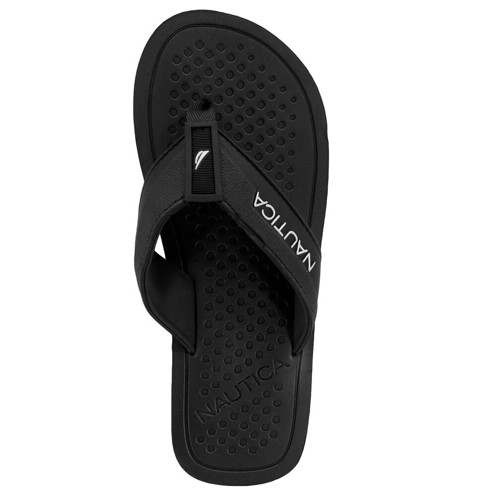 LOGO SANDAL,Black,large