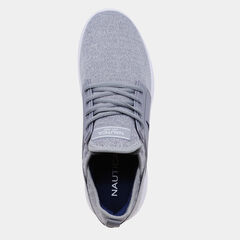 LOGO KNIT SNEAKER,Grey Heather,large
