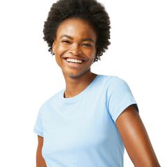 SOLID CREWNECK T-SHIRT,Bolt Blue,large
