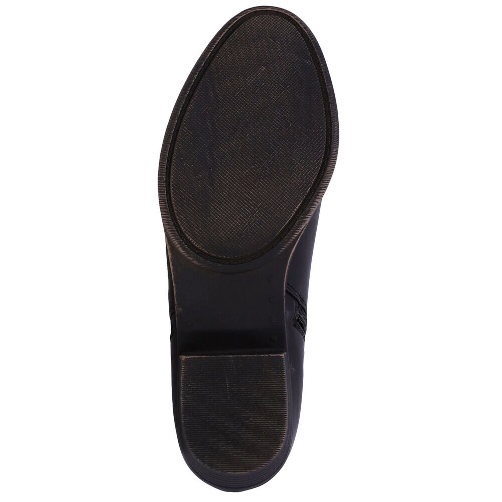 Suede Bootie,Black,large