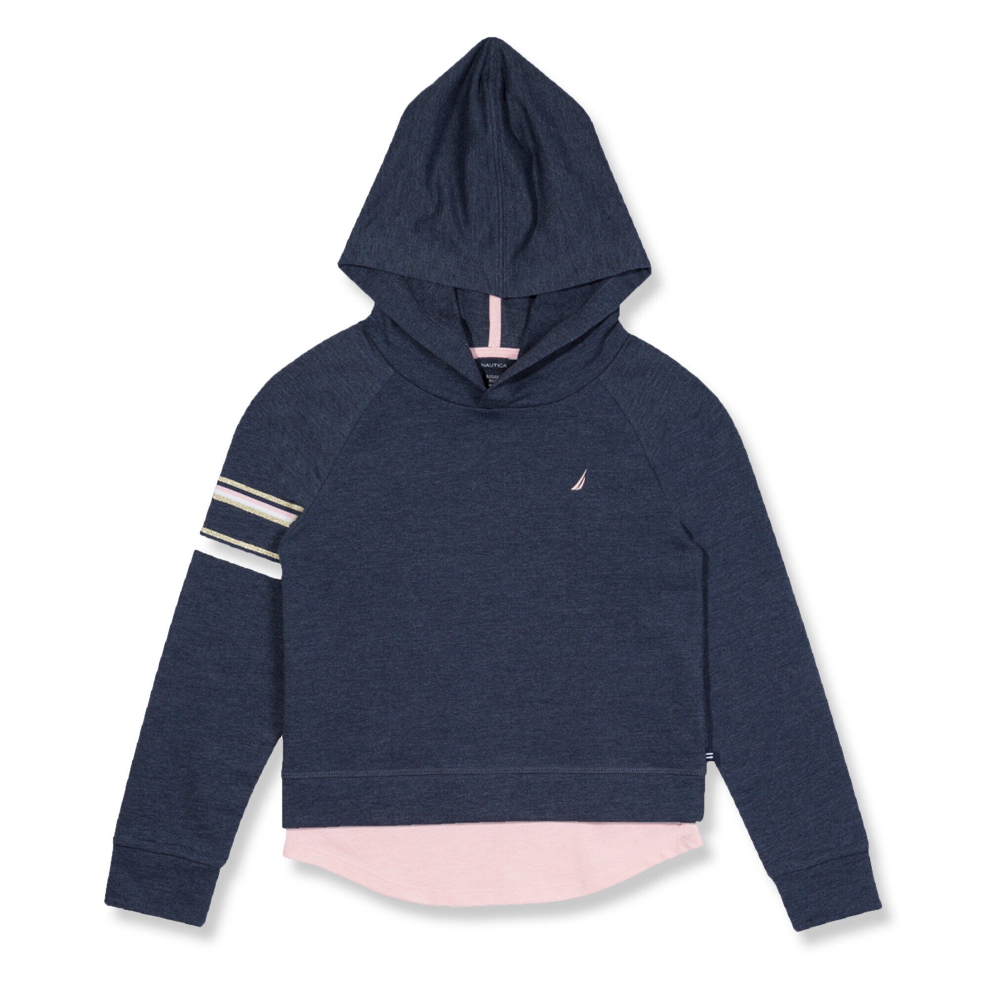 Toddler Girls' French Terry Graphic Hoodie (2T-4T),Majolica,large