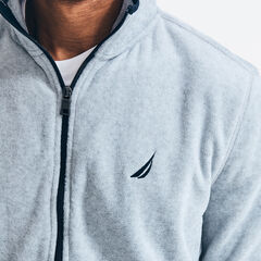 NAUTEX FULL-ZIP FLEECE,Grey Heather,large
