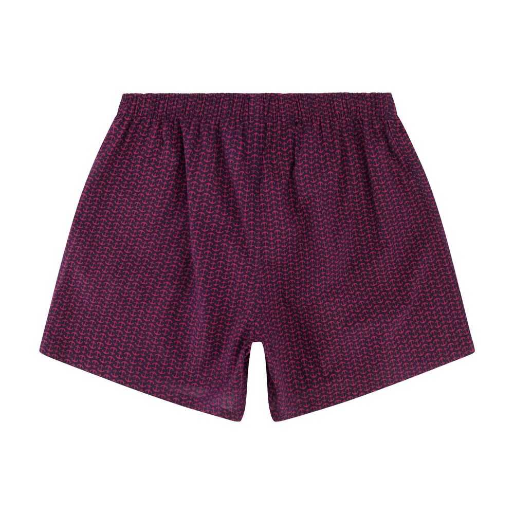 PRINTED WOVEN BOXERS, 3-PACK,Pure Deep Sea Wash,large