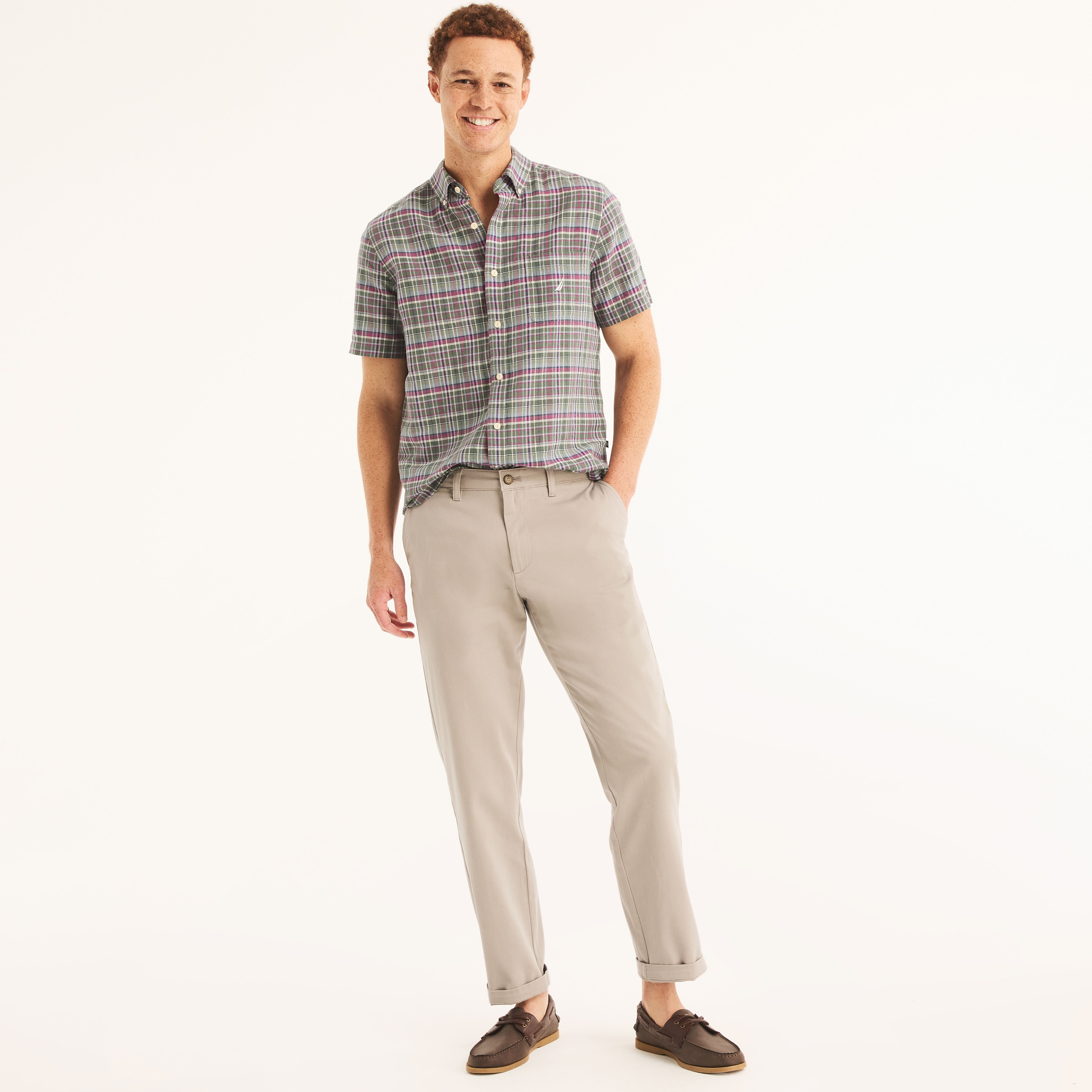 CLASSIC FIT WRINKLE-RESISTANT DECK PANT | Nautica