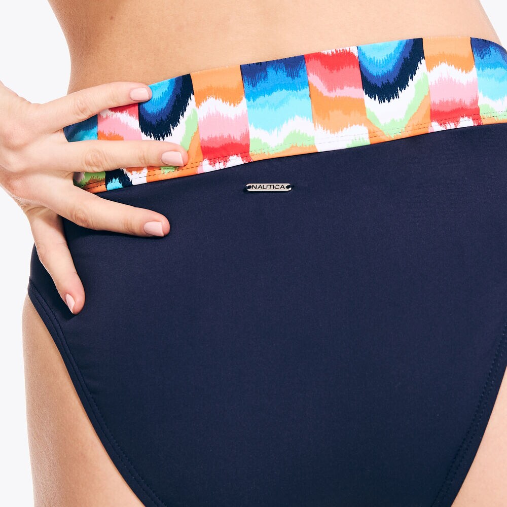 Printed Swim Brief,Stellar Blue Heather,large