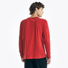 Since 1983 Long-Sleeve Sleep T-Shirt,Nautica Red,large