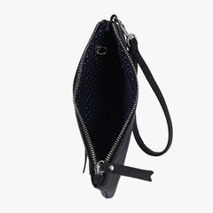LOGO WRISTLET WITH DETACHABLE STRAP,True Black,large