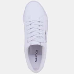WIDE-LACE LOGO SNEAKER,Antique White Wash,large