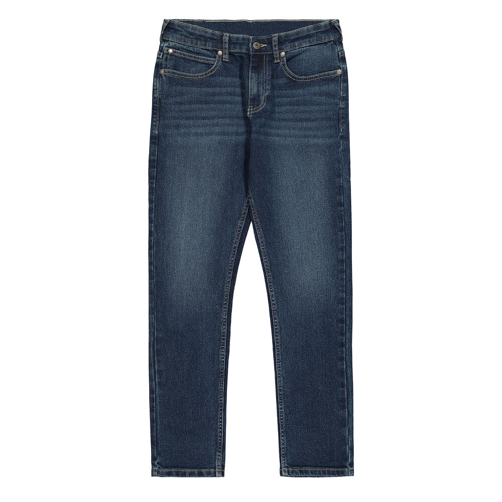 BOYS’ SKINNY DENIM (8-20),Deep Navy Heather,large