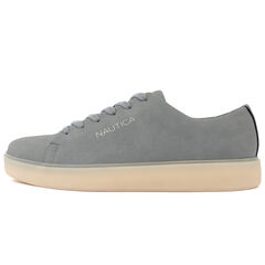 Lace-Up Logo Sneaker,Dark Black Heather,large