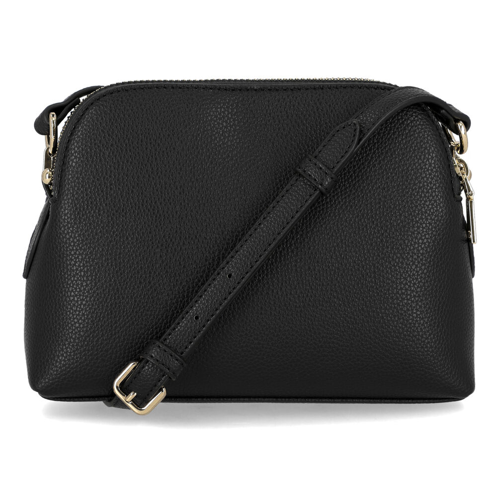 Dome Zip Crossbody Bag,Black,large