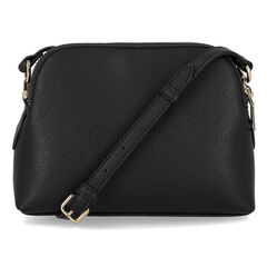 Dome Zip Crossbody Bag,Black,large