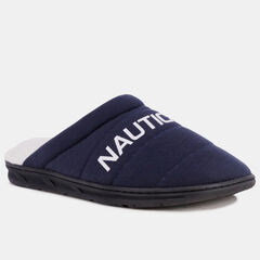 LOGO JERSEY SLIPPER,Navy,large