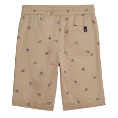 BOYS' ANCHOR PRINT PULL ON SHORT (8-20),Oyster Bay Heather,large