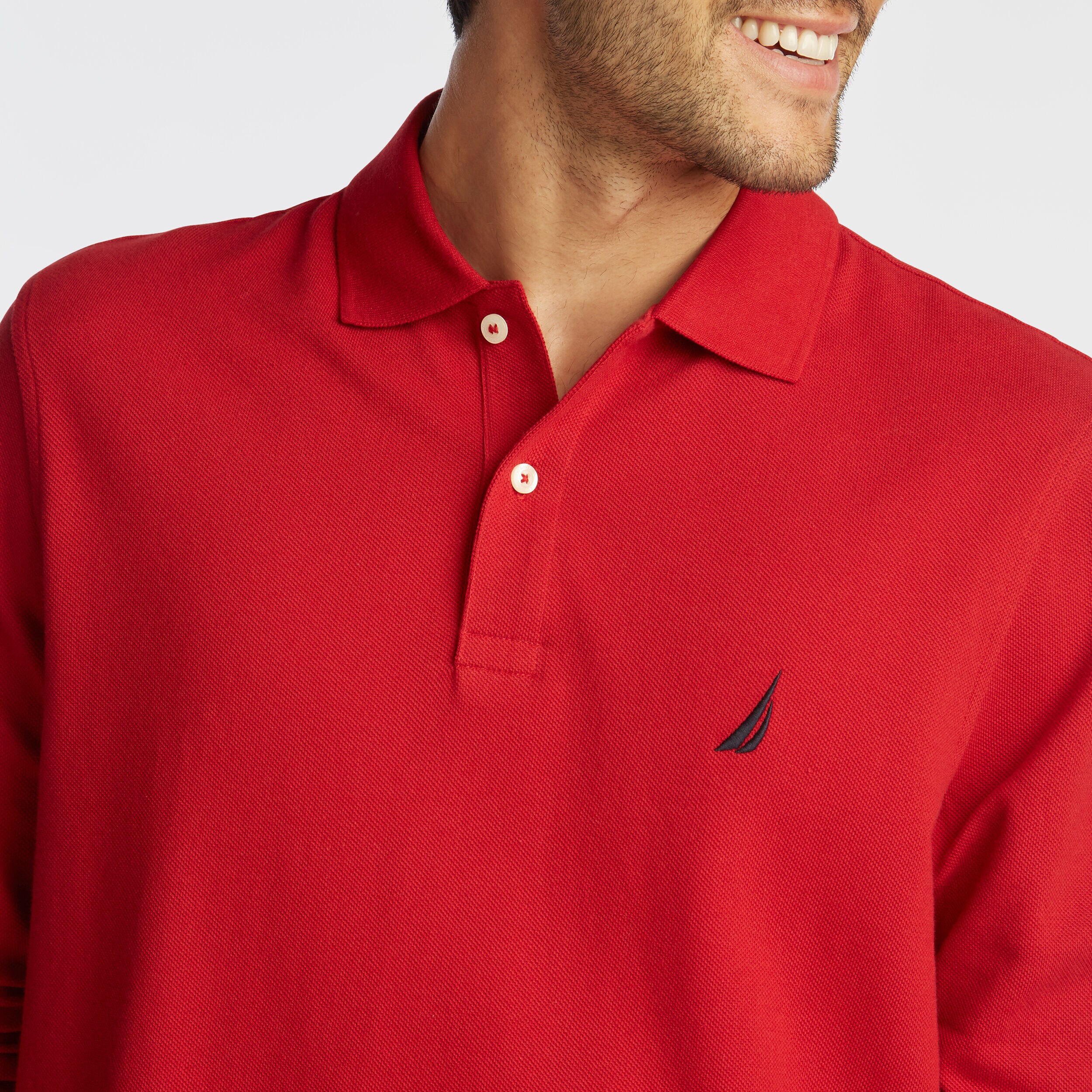 CLASSIC FIT LONG SLEEVE POLO | Nautica