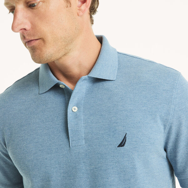 Classic Fit Heather Deck Polo