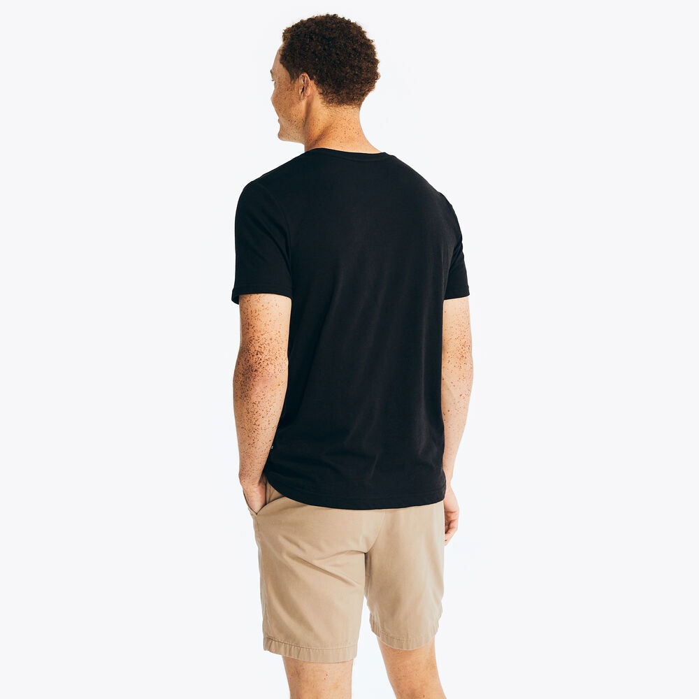 SUSTAINABLY CRAFTED GIVE ME THE SEA GRAPHIC T-SHIRT,True Black,large