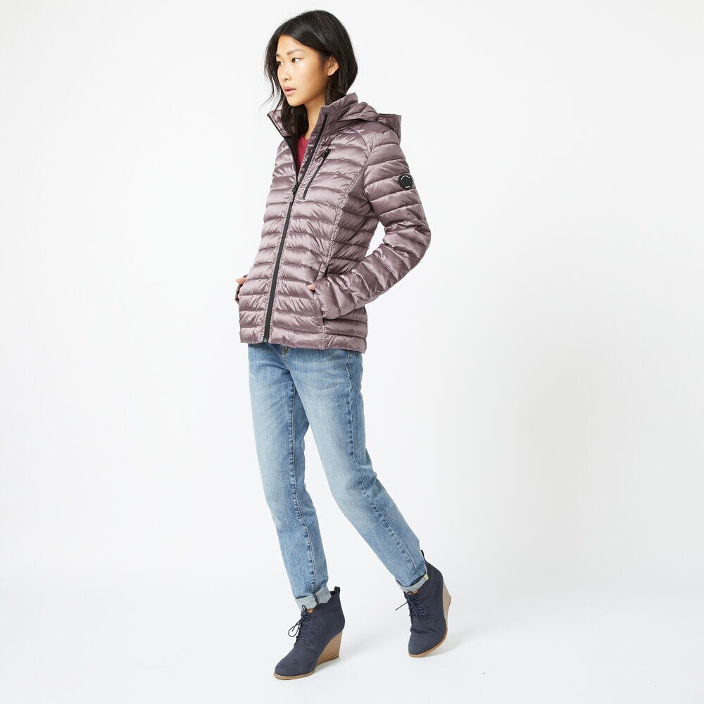 PACKABLE IRIDESCENT HOODED COAT,Edgartown Red,large