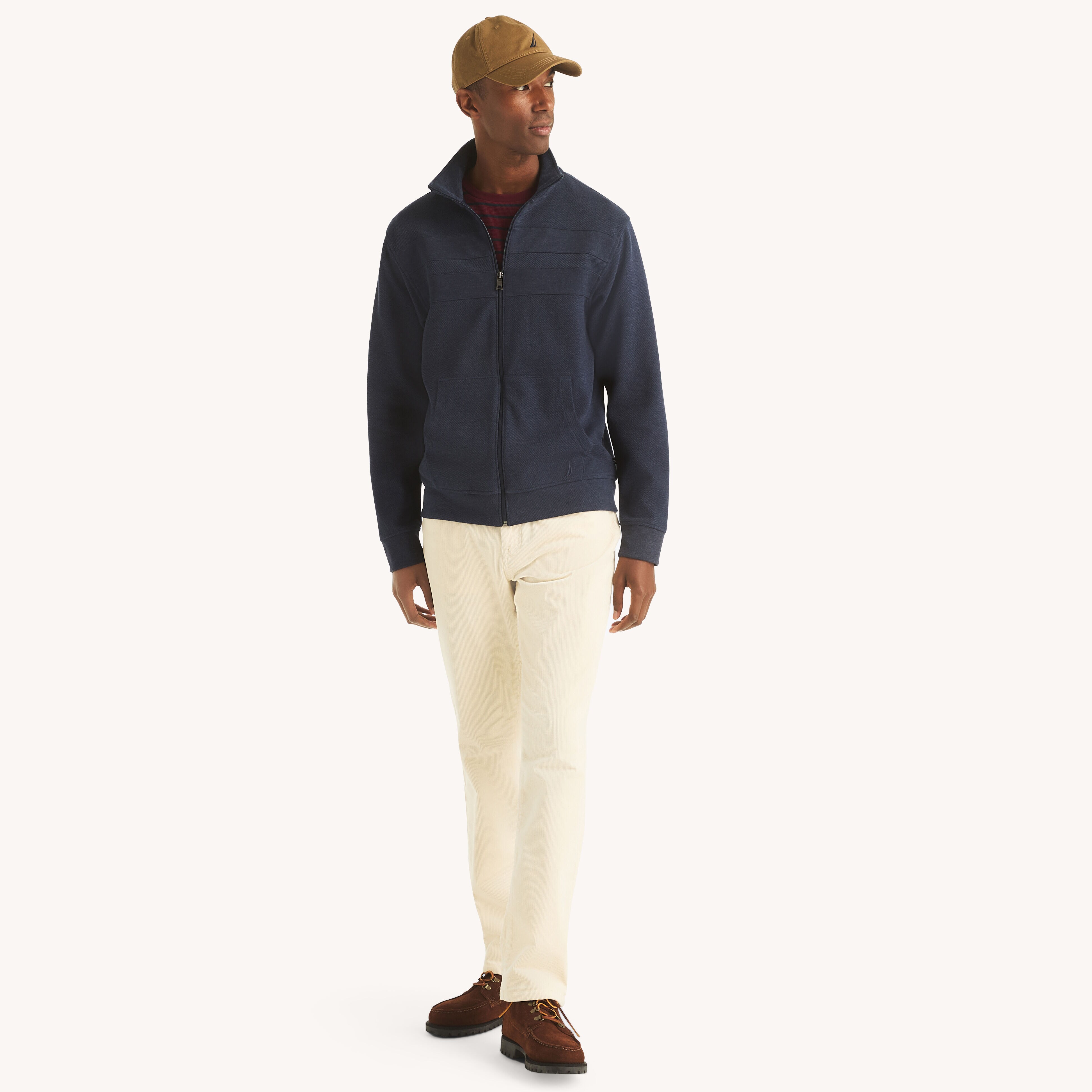 Full-Zip Mock-Neck Sweatshirt | Nautica