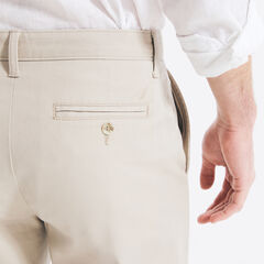 Wrinkle-Resistant Classic Fit Deck Pant,True Stone,large