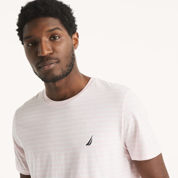 STRIPED CREWNECK T-SHIRT