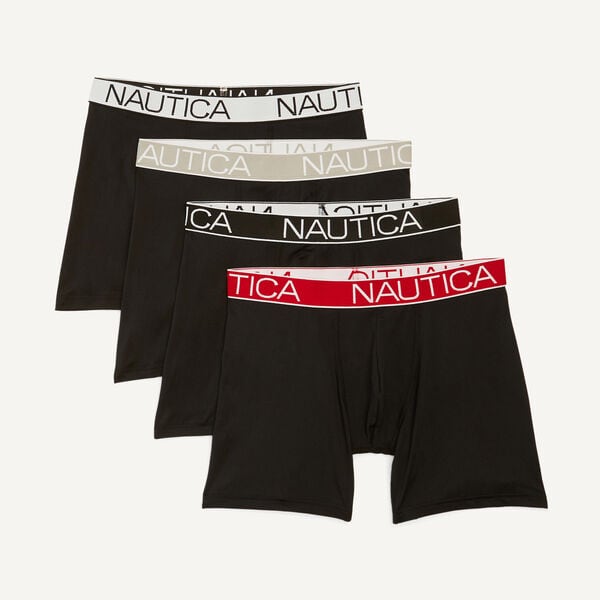Stretch Boxer Briefs, 4-Pack