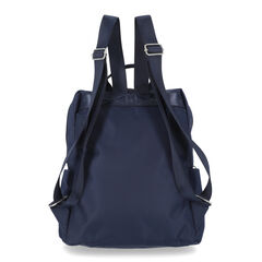 NYLON LOGO BACKPACK,Workshirt Blue,large