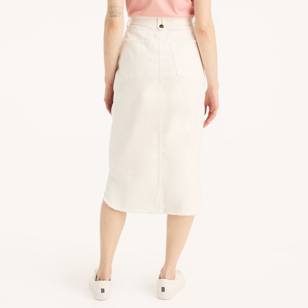 Solid Utility Skirt,Bright White,large