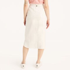 Solid Utility Skirt,Bright White,large