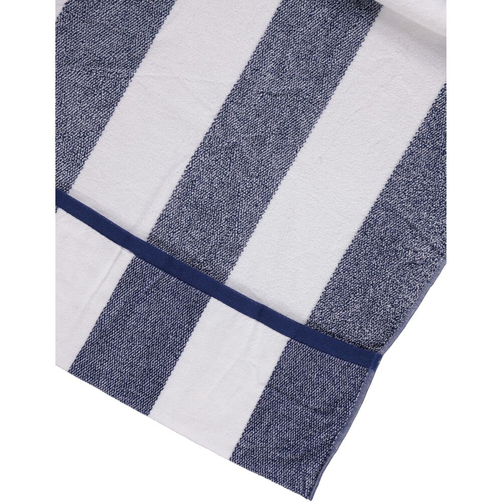 CABANA STRIPE TOWEL CHAIR COVER,Ice Blue,large